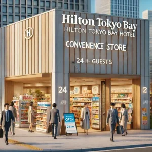 ヒルトン東京ベイのコンビニは宿泊者以外も利用できる？