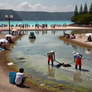 ラグーンの水質が汚いときの対応