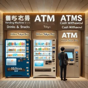 自販機とATMの設置場所について