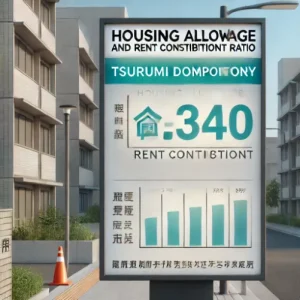 鶴見寮の住宅手当と賃料負担割合