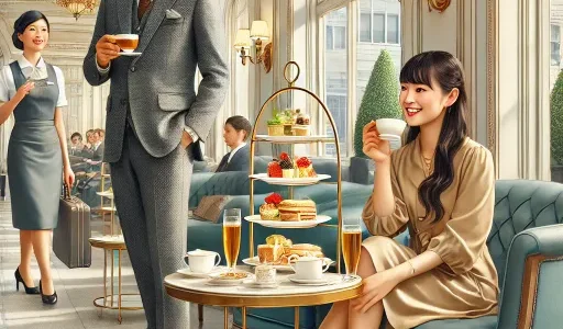 帝国ホテルのアフタヌーンティーの服装でスニーカーはNG！失敗しないドレスコード