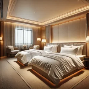 アンバサダーホテルでベッドをくっつける際の部屋選びと対策ガイド