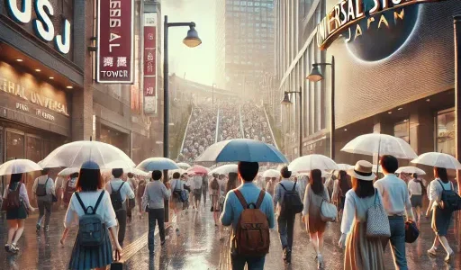 ホテル京阪ユニバーサルタワーからUSJまでの徒歩移動や雨天時のポイント