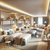シェラトンのトレジャーズルームで6ベッドの部屋の間取りと子連れ家族に最適な客室