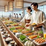 ホテル日航金沢の朝食だけ利用可能なビュッフェがおいしいと口コミが高い