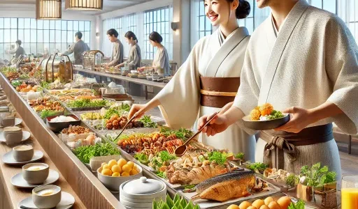 ホテル日航金沢の朝食だけ利用可能なビュッフェがおいしいと口コミが高い