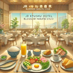 JR九州ホテルのブラッサム博多中央の朝食の口コミ評価と料金・時間まとめ