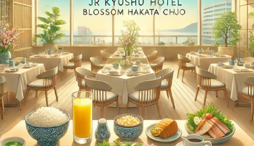 JR九州ホテルのブラッサム博多中央の朝食の口コミ評価と料金・時間まとめ