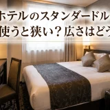 アパホテルのスタンダードルームを2名で使うと狭い？広さはどうなのか