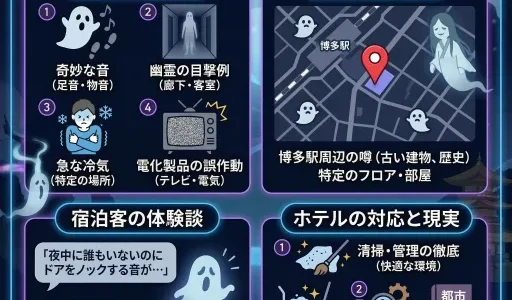 コンフォートホテル博多の幽霊の噂は本当か？事件や転落の真相と口コミ