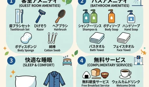 コンフォートホテル彦根のアメニティまとめ！部屋着や貸出備品の口コミも紹介