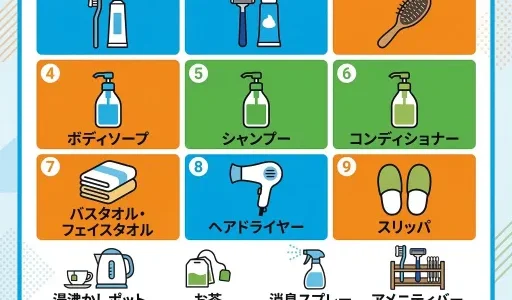 コンフォートホテル新大阪のアメニティ完全ガイド！ナイトウェアや設備を解説