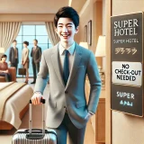 スーパーホテルのチェックアウト不要で早朝出発も安心できる理由