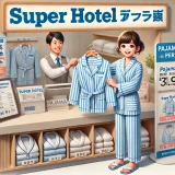 スーパーホテル奈良のパジャマの受取方法とパジャマ販売の有無