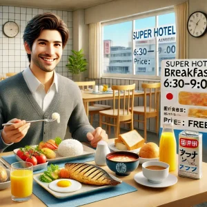 スーパーホテル青森の朝食の時間・料金・口コミのまずい、おいしい説