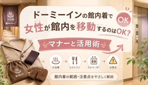 ドーミーインの館内着で女性が館内を移動するのはOK？マナーと活用術