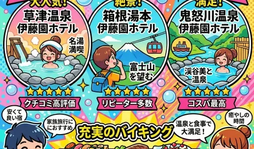 伊藤園ホテルで評判の良い関東のホテルが高評価の理由